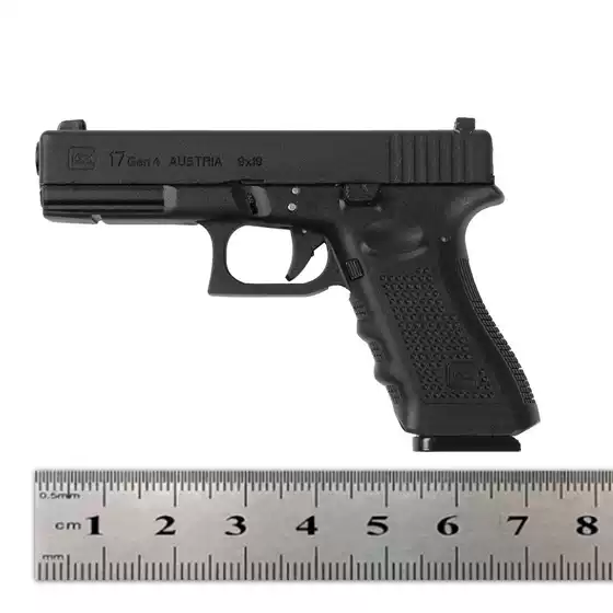 1:2.05 Scale Seiko Glock G17 Metal Model Shell-Ejecting Disassembly Toy Alloy Ornament, Cannot Be Fired