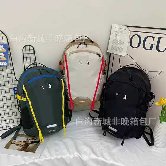 Cross-Border New Model Backpack for Men and Women, Lightweight, Large-Capacity Travel Student Backpack, Outdoor Sports Mountaineering Backpack