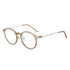 New Artistic Retro Glasses Women's Round Face Fashionable Slimming Plain Face Flat Light No Power Distinctive Round Eye Frame