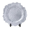 European Wedding Hotel Party Holiday Disposable Decorative Snack Fruit Plastic Plate Charger Plate