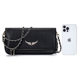 French Jindian Zv leather small square bag Foreign Trade European and American fashion all-match wings underarm shoulder crossbody bag