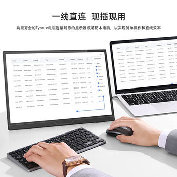 New 15.6 inch portable display mobile game external expansion screen IPS HD HDMI display