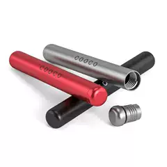 New 110mm Aluminum Alloy Storage Tank Horn Tube Metal Storage Tube Seal Cigarette Empty Tube Smoking Accessories