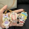 Cute Cartoon Pendants Vegetable Tanned Leather Thickened First Layer Genuine Leather Pendants Keychains Wholesale