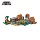 Совместимость с Lego Minecraft Village 21128 полная версия сборки строительных блоков развивающие игрушки трансграничный Майнкрафт mini 4