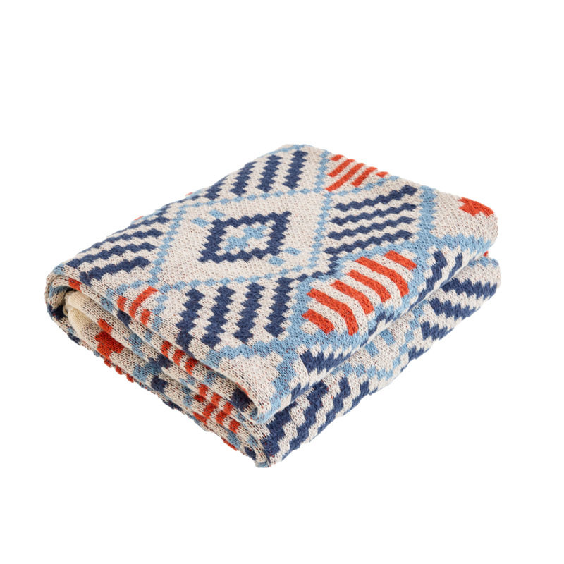 Bohemian Style Hotel Bed End Blanket Office Nap Blanket Air Conditioning Sofa Cover Blanket Knitted Sofa Blanket