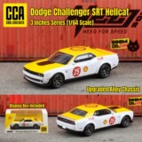 CCA Caipo Chaocu 1:64 Dodge Hellcat Цельносплавная гоночная игрушечная модель автомобиля, Раздвижное украшение коллекции