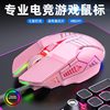 Cross-Border E-Commerce Spot Wholesale Wired Mouse 6D Luminous E-Sports Game Silent Colorful Glare Office Mouse