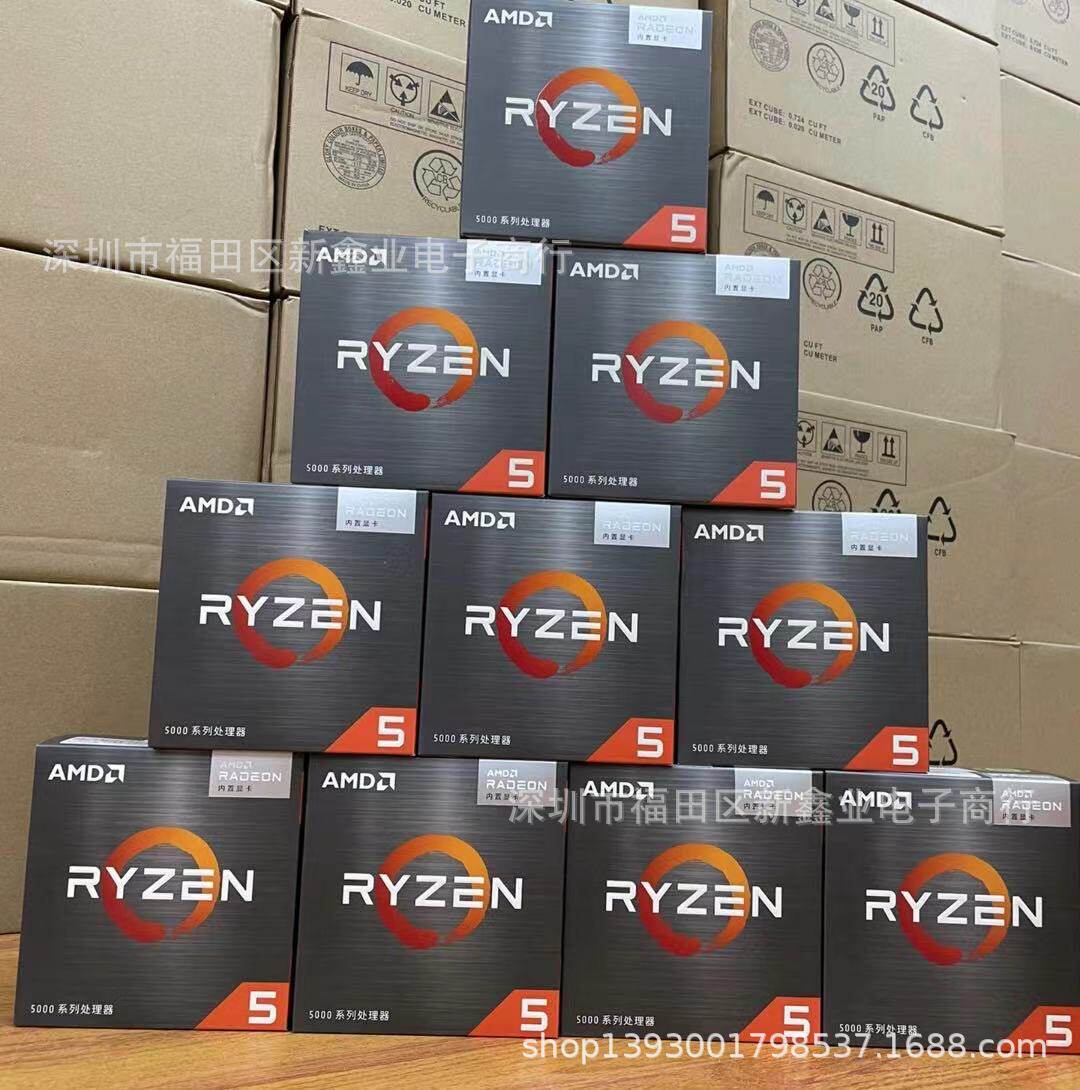Компьютерный процессор AMD Ruilong R5 5600G (с основным дисплеем) R5 5600AM4 с интерфейсом CPU в разрозненной упаковке Изображение 1
