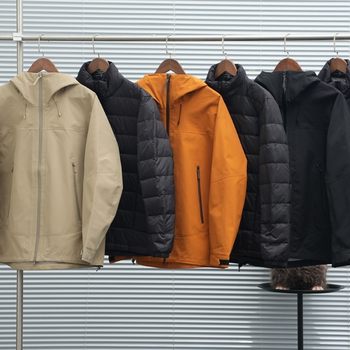 Two Trees Same Style Jacket Three-In-One down Liner Men's and Women's Windproof and Waterproof Outdoor Mountaineering Jacket