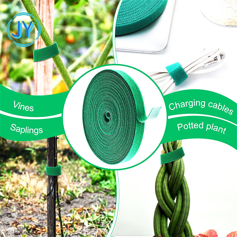 Hot Plant Climbing Vine Green Plant Bundle Velcro Velcro Belt Garden Plant Flower Shape Back-to-Back Fixed Strap