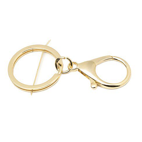 Factory new spot plating color 8-character key buckle bag hanging buckle hardware buckle lobster buckle jewelry accessories