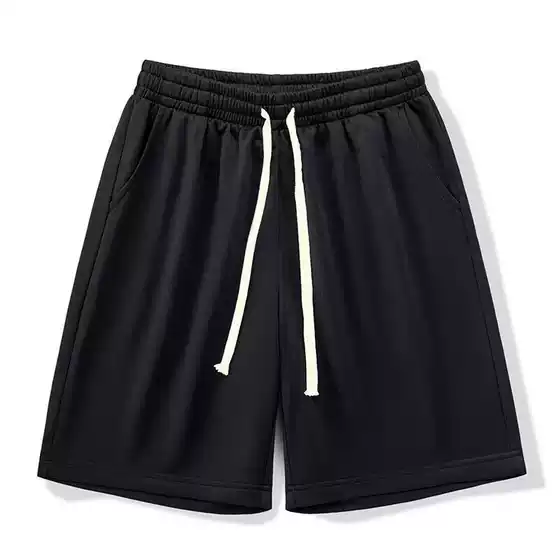 Shorts Men's Summer Trendy Loose Solid Color All-match Casual Sports Pants plus size Thin Ins Hong Kong Style Pants