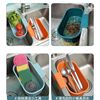 Hanging Kitchen Sink Drain Basket Filter Basket Plastic Storage Rack Kitchen Leftovers Residue Filter Artifact