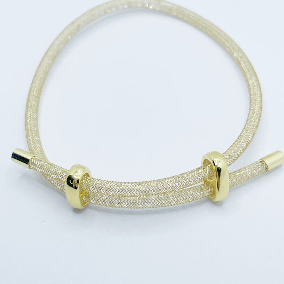 Eight-character lobster clasp with water drill net bracelet necklace style collection