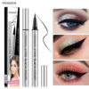 Yanqina Small Silver Tube Liquid Eyeliner Pen Non-Smudge Waterproof and Sweat-Proof Ultra-Fine Novice Eyeliner Gel Pen