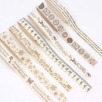 Baotong DIY Hair Accessories Material Cotton and Linen Artistic Striped Cloth Ribbon Holiday Life Bow Handmade Ribbon