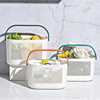 Japanese Style Bath Basket Bathroom Storage Basket Household Hollow Fruit and Vegetable Basket Thickened Bath Basket Storage Box Wholesale