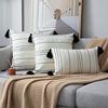 Modern Minimalist Living Room Stripesd Tassel Sofa Pillow Scandinavian B&B Bay Window Pillow Bedroom Bedside Cushion Waist Pillow