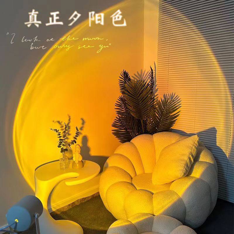 Internet Celebrated Water Ripple Table Lamp Gift Nightlight Light and Shadow Momentum Rotating Bedside Lamp Atmosphere Lamp Decorative Live Bedroom