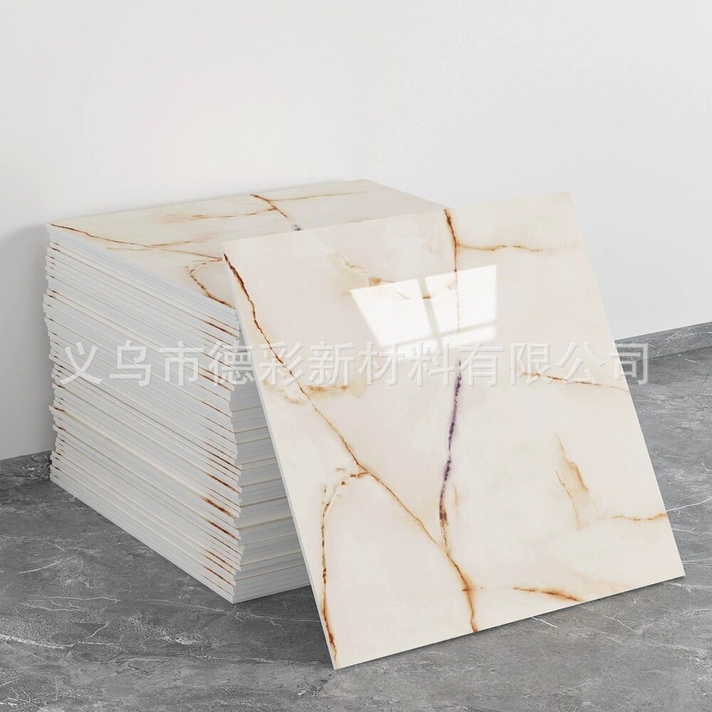 自粘防水仿瓷砖墙贴铝塑板翻新装饰遮丑大理石厨房墙面贴纸卫生间