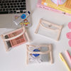 Mini Card Bag Waterproof ID Bag Transparent Bag Japanese Cute Small Bag Headset Data Cable Storage Bag Set Logo