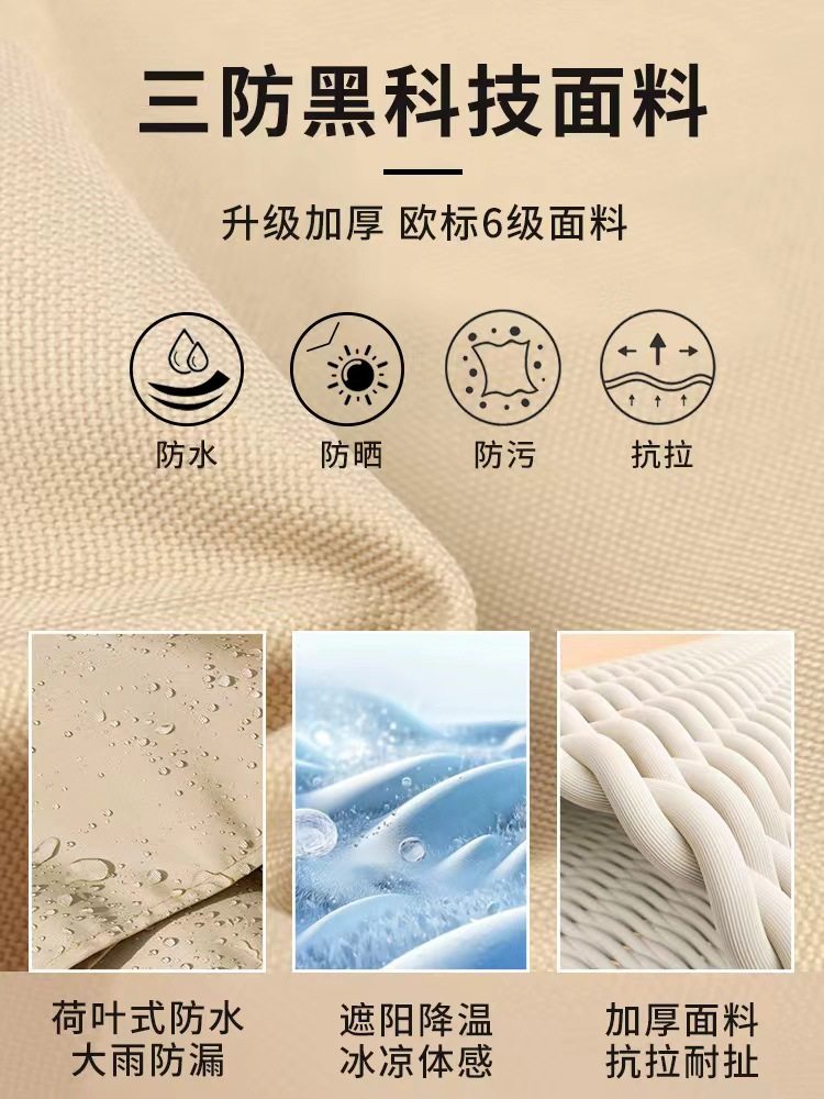 Canopy Shade Cloth Triangle Thickened Oxford Cloth Outdoor Canopy Swimming Pool Courtyard Balcony Sunscreen Waterproof Sunshade Sail