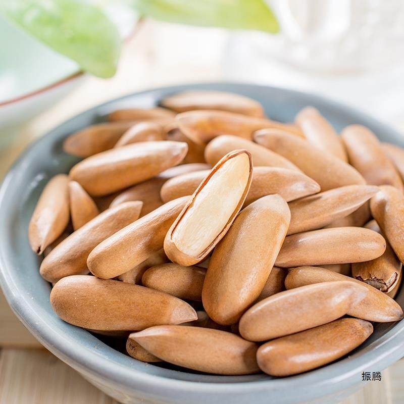 Brazil pine nuts new 500g bulk large grain original hand peeled nut snacks about 2000 wholesale