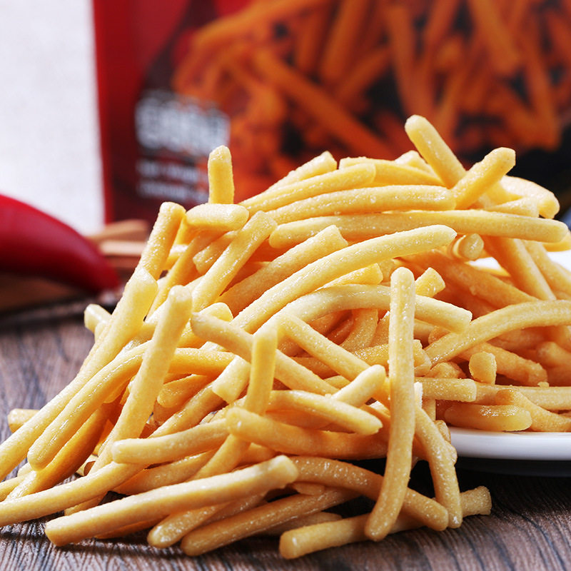 vfoodsmix crisp strips original spicy chicken spicy 30g puffed Mimi shrimp snacks special wholesale