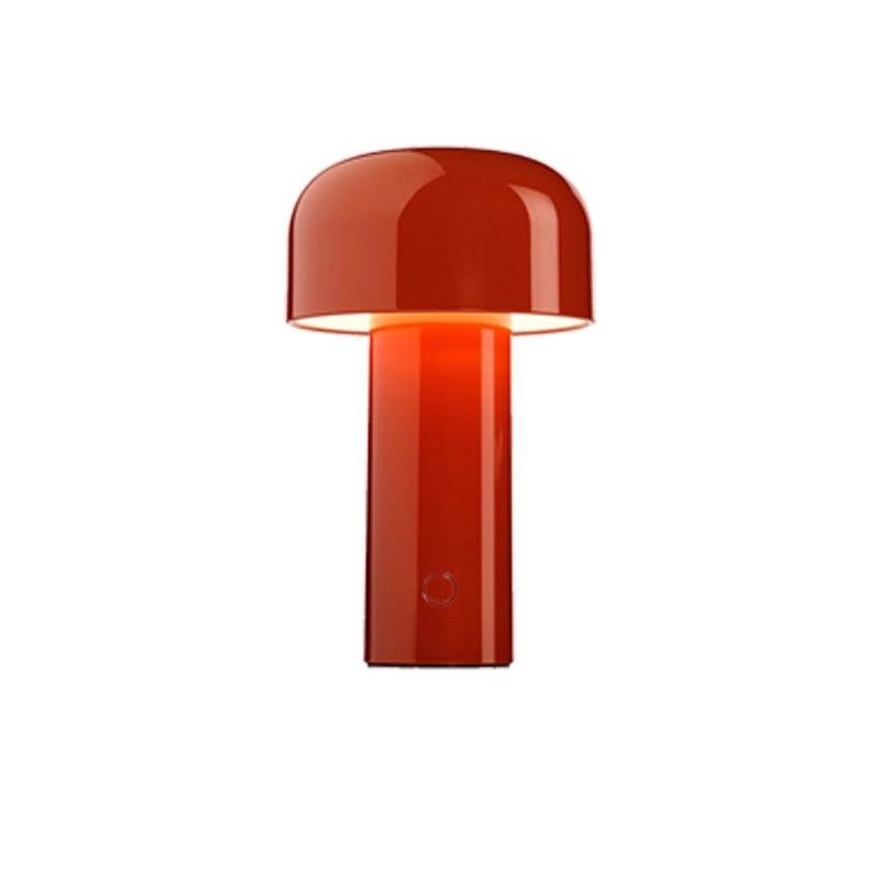 Modern engraved Italian mushroom rechargeable table lamp dimming bedroom bedside portable atmosphere lamp factory direct sales