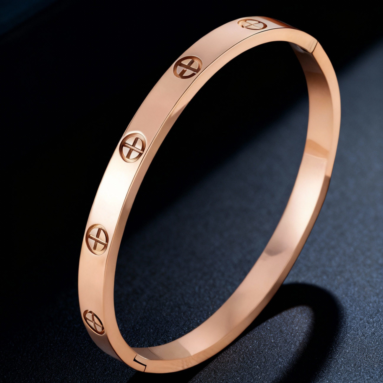 钛钢手镯女生高级感小众满天星不掉色镶钻精致排钻ins风满钻手环