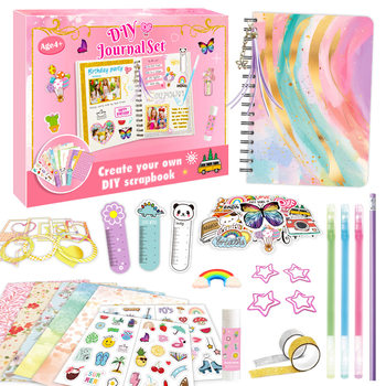 Amazon New Product DIY Diary suit Boys Girls 4 + Years Old Scrapbook Children suit Gift Cross Border