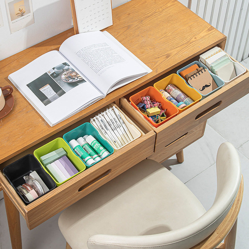 Desktop Storage Box Jewelry Box Sundries Organizer Basket Rectangular Kitchen Small Box Ginger and Garlic Storage Basket