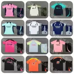 Wholesale Real Madrid Arsenal Brazil Argentina Chelsea France Adult Short-Sleeved Football Training Uniform Set