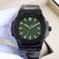All black shell green surface