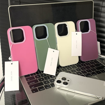 Official Jelly-Like Liquid Silicone Case for iPhone 16 with Full Lens Coverage, Anti-Drop Protective Cover for Apple 17