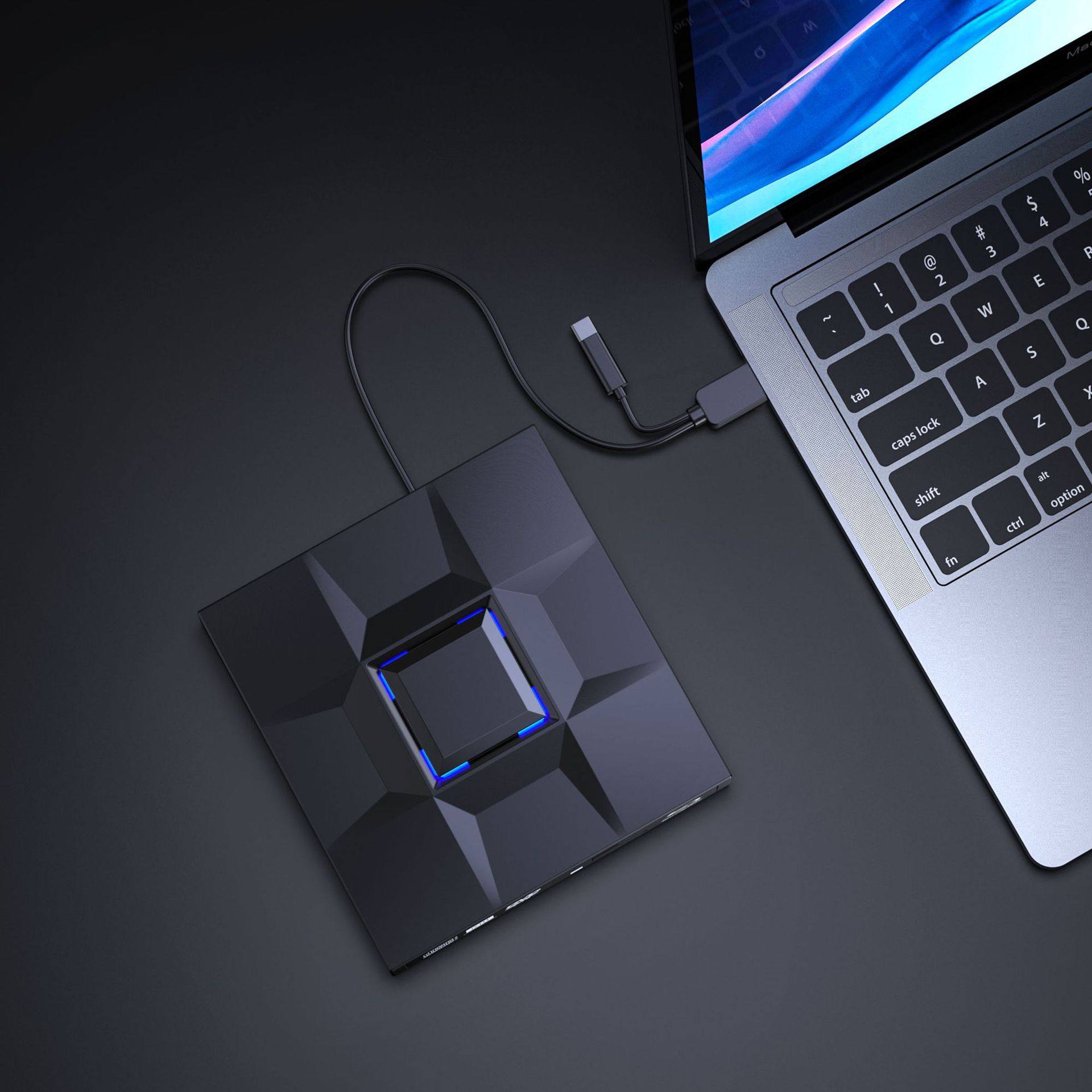 Factory Direct Supply of Jiugongge Usb3.0&Type-C Mobile Dvd Burner, Universal External Optical Drive for Computers