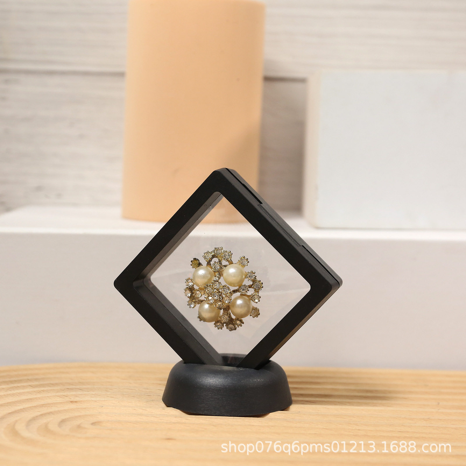 Transparent PE Film Display Box Suspension Packaging Box Jewelry Ring Bracelet Box Small Commodity Gift Box in stock