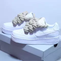 Cross-Border Af1 Hemp Rope Sneakers Thick Laces Women's Sports Shoes Air Force One Limited Casual Men's Trendy Shoes Export