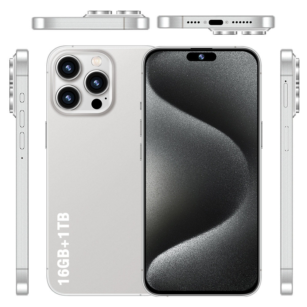 跨境i15Promax 爆款现货6+128全网通6.5寸高清屏NFC外贸智能手机