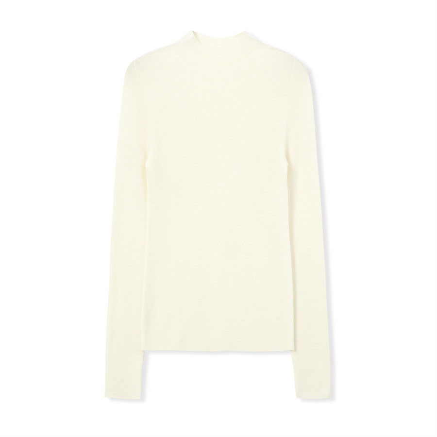 美丽诺羊毛！德国无缝扬子纱打底针织衫秋季半高领修身内搭上衣女