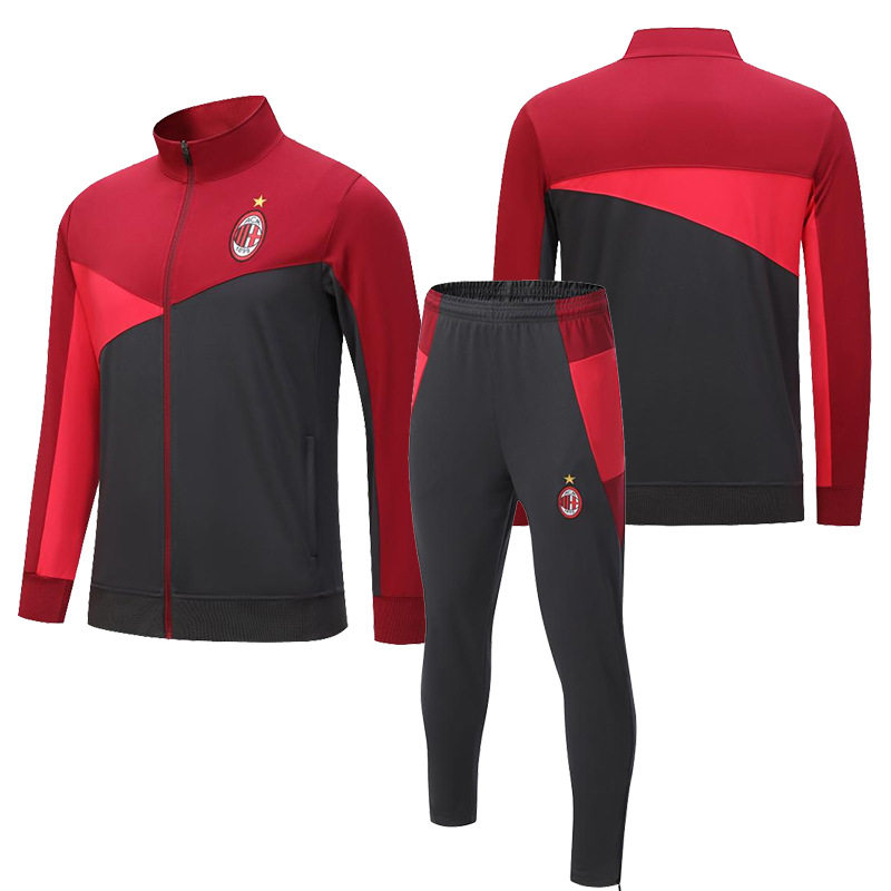 24 new football training suits long sleeve adult zipper suit autumn and winter jersey manufacturers Miami Paris leggings