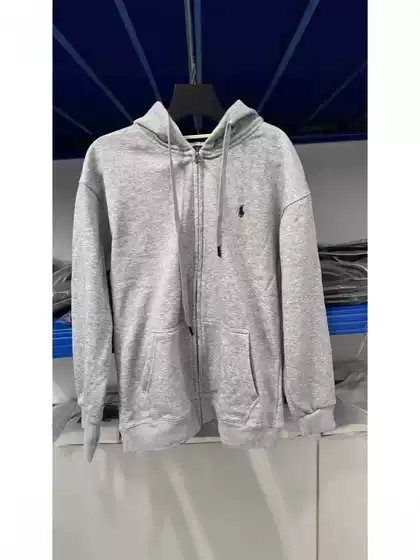 Foreign Trade Cross-Border Brand with Complete Trademarks, New Style Zipper Sweatshirt Cardigan Jacket with Embroidery, Unisex Loose Fit Casual Wear