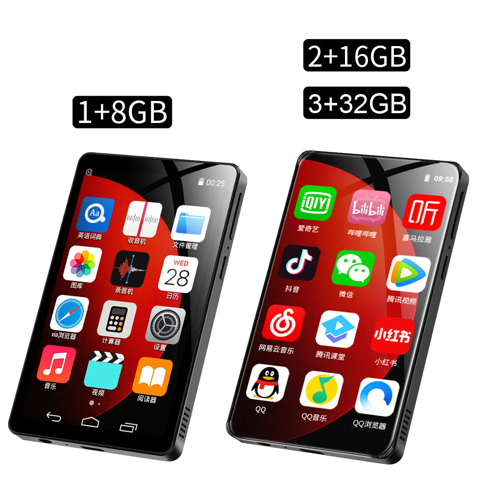 3.6inch 4inch Android Smart Wifi Internet Access Mp3 Mp4 Mp5 Touch Screen Walkman Music Player