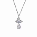 White mermaid tears necklace