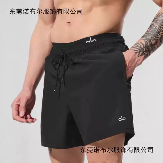 Alo Men's Summer Gym Shorts – Loose-Fit, Breathable Athletic Shorts for Workout, Casual Wear, Basketball & Training