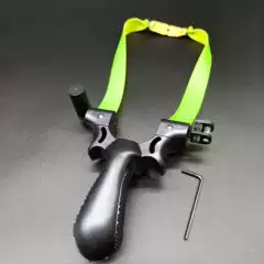 Factory wholesale slingshot laser light aiming resin 98k fast pressure slingshot flat rubber band level instrument fiber laser slingshot