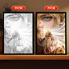 Shen Yin Throne Perimeter Mirror Light Painting Photo Frame Sheng Caier Long Hao Chen Wen Xin Night Light Black Light Painting