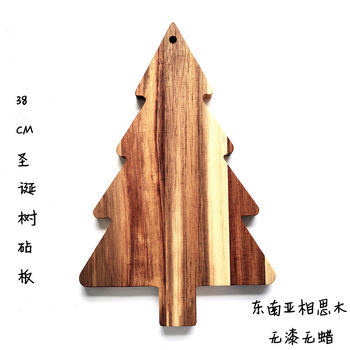 Cross-border Explosions Christmas Tree Chopping Board Restaurant Dining Plate Sushi Panel Food Bread Tray Creative Decoration