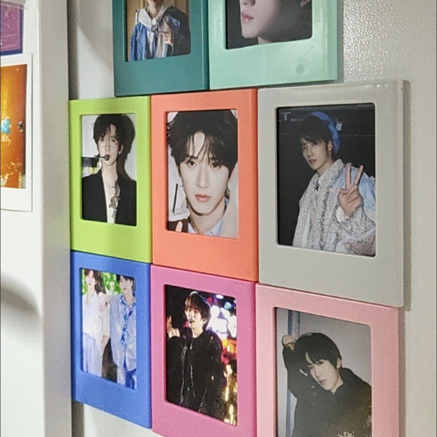 Amazon Temu Best-Selling Polaroid 3inch Magnetic Photo Frame Creative DIY Magnet Photo Frame Fun Magnetic Small Photo Frame